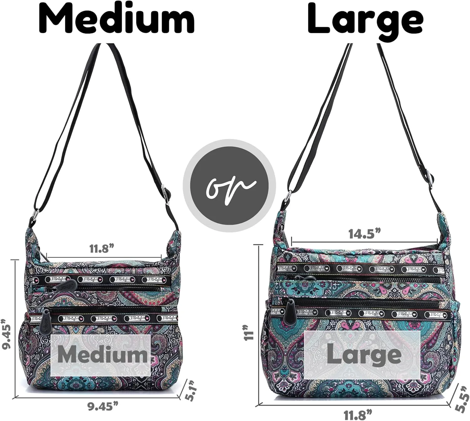 BEKILOLE Shoulder Bags for Women, Stylish and Functional Crossbody Bag for Women - Perfect for Travel and Everyday Use