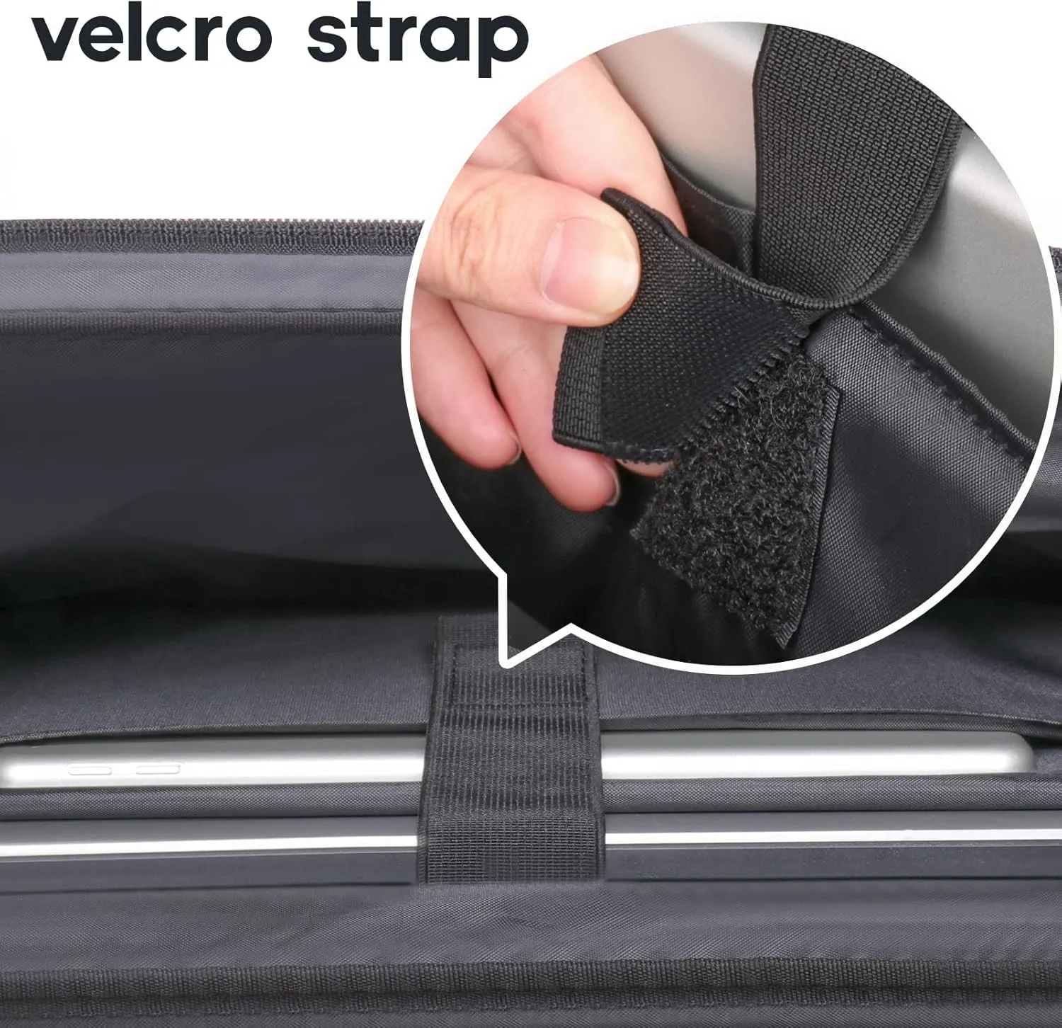 BERTASCHE Laptop Bag 13.4-inch, Grey, Padded Laptop Compartment, Adjustable Shoulder Strap, Organized Interior