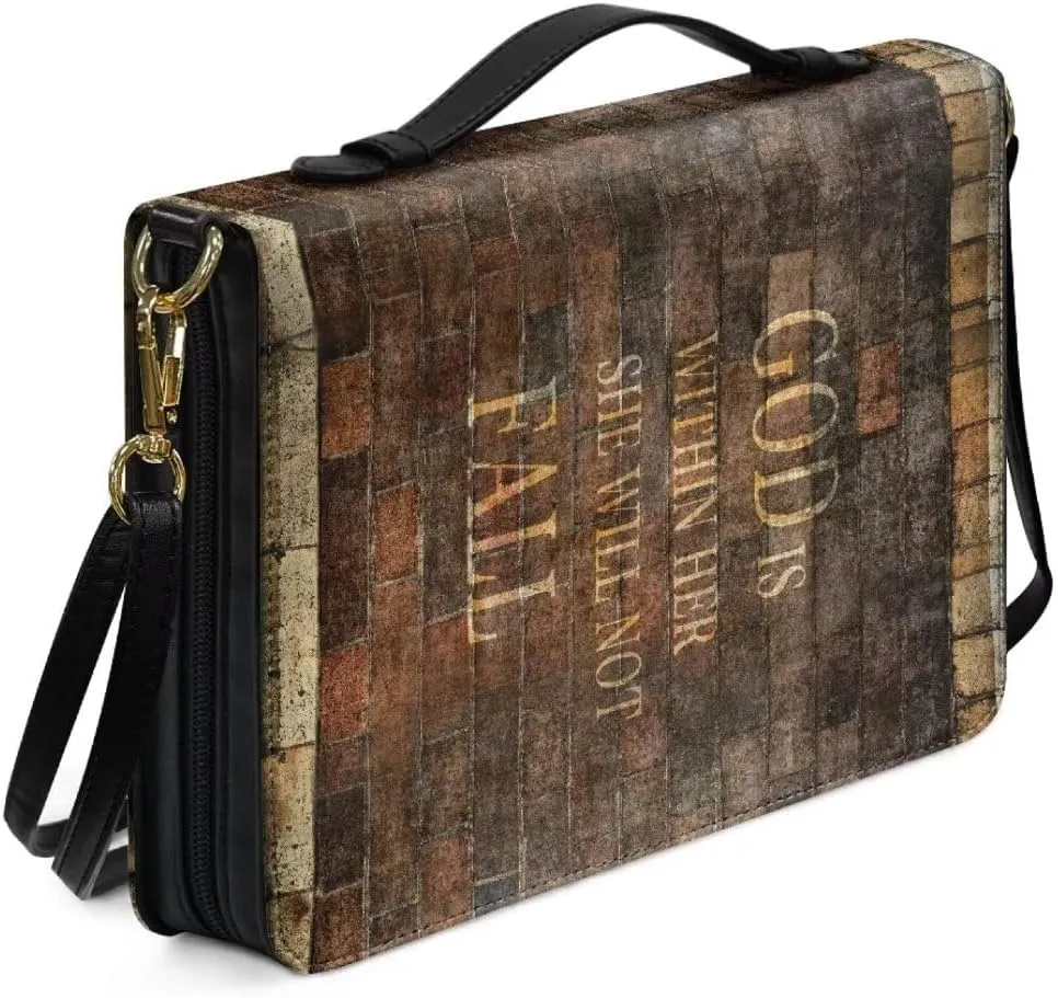 Bible Cover Case Bible Covers Carrying Bible Case Durable Multipurpose Handbag with Detachable Strap for Women Men