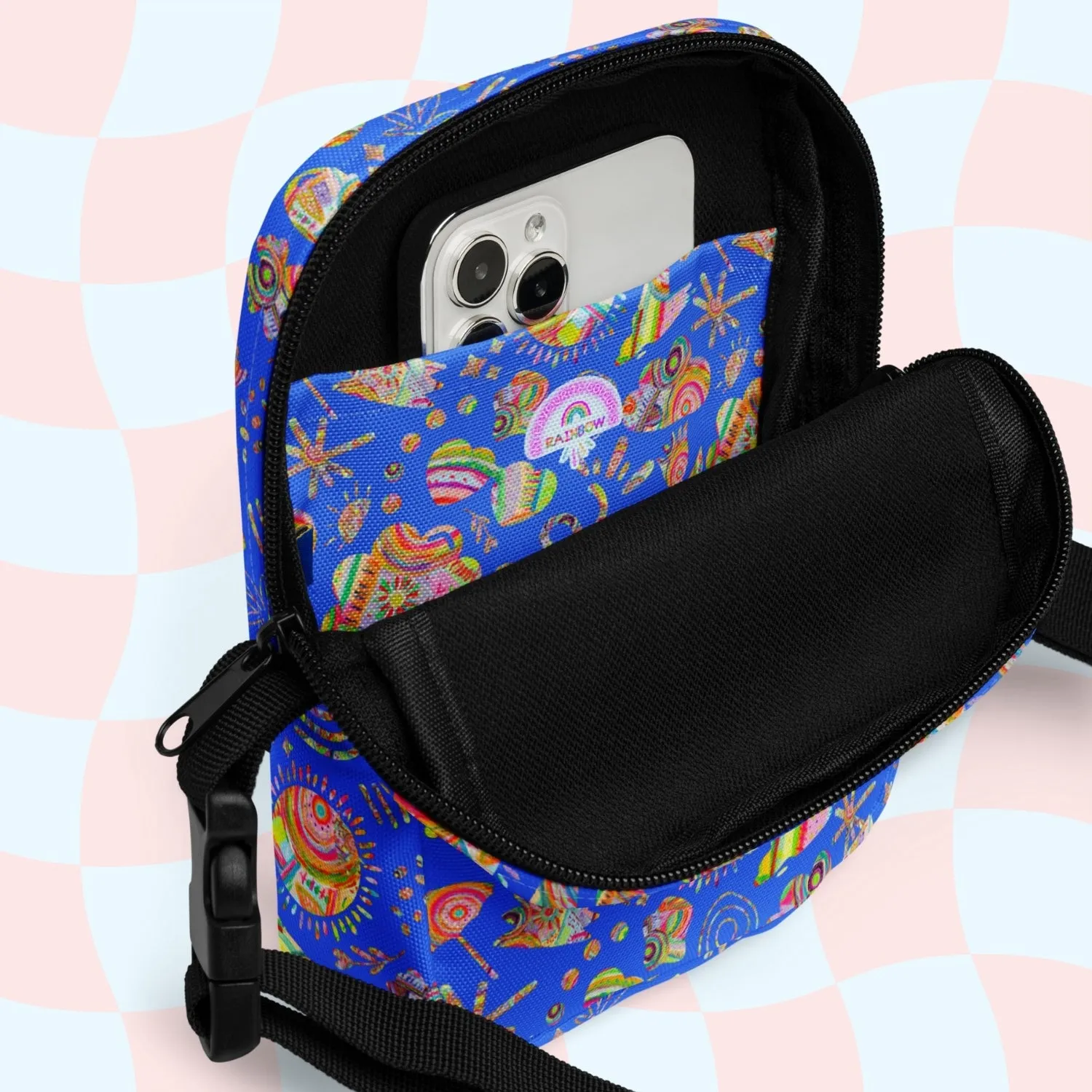 Blue Summer Sorbet Mini Crossbody Bag