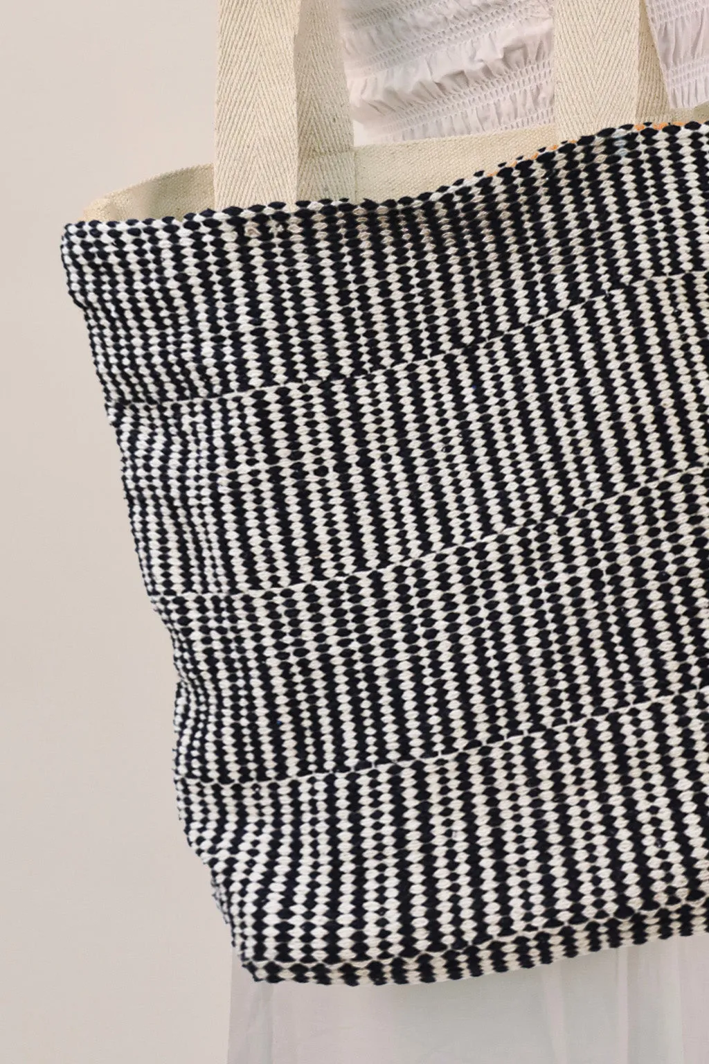 Bohemian Black Stripes Tote Bag