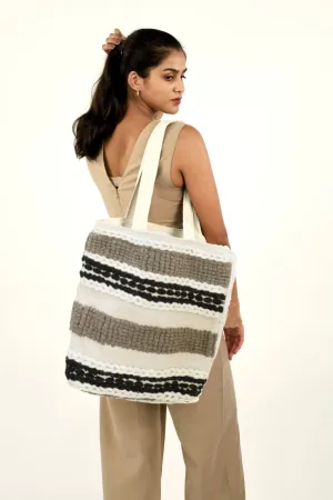 Bohemian Brown & Black Tote Bag