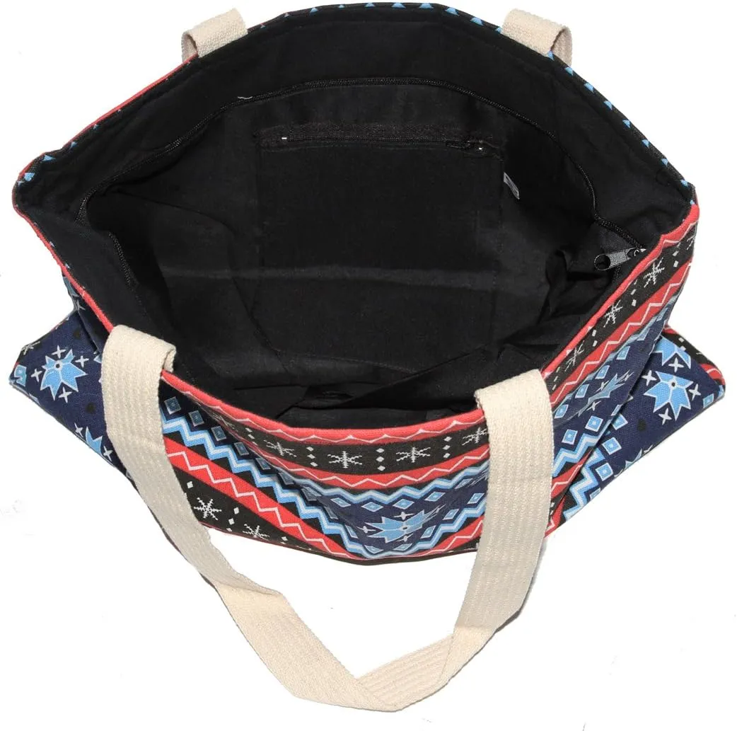Bohemian Hippie Bag Top Handle Shoulder Tote Handbag Big Size