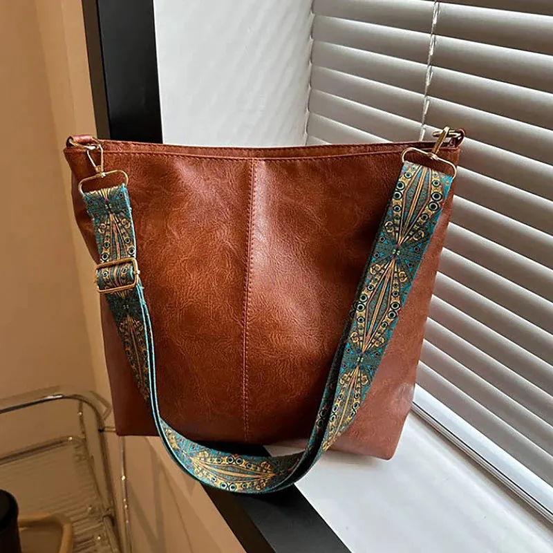 Bohemian Leather Tote