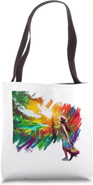Bohemian Spirit - Urban Oasis Mural Tote Bag