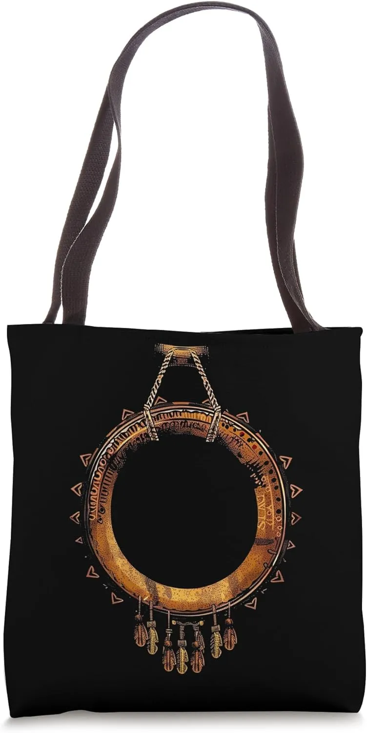 Bohemian Tambourine Tote Bag