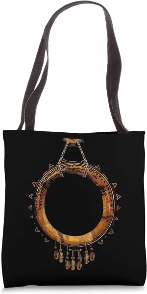 Bohemian Tambourine Tote Bag