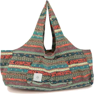 Boho-Style Extra Large Multi-Functional Yoga Mat Tote Bag, Durable and Versatile Carry-All for Yoga Essentials