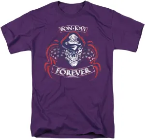 Bon Jovi Forever Skull Unisex Adult T Shirt for Men and Women