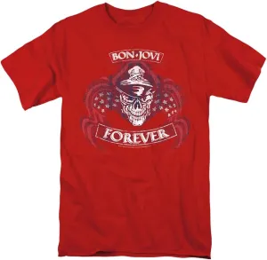 Bon Jovi Forever Skull Unisex Adult T Shirt for Men and Women