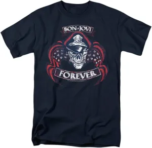 Bon Jovi Forever Skull Unisex Adult T Shirt for Men and Women