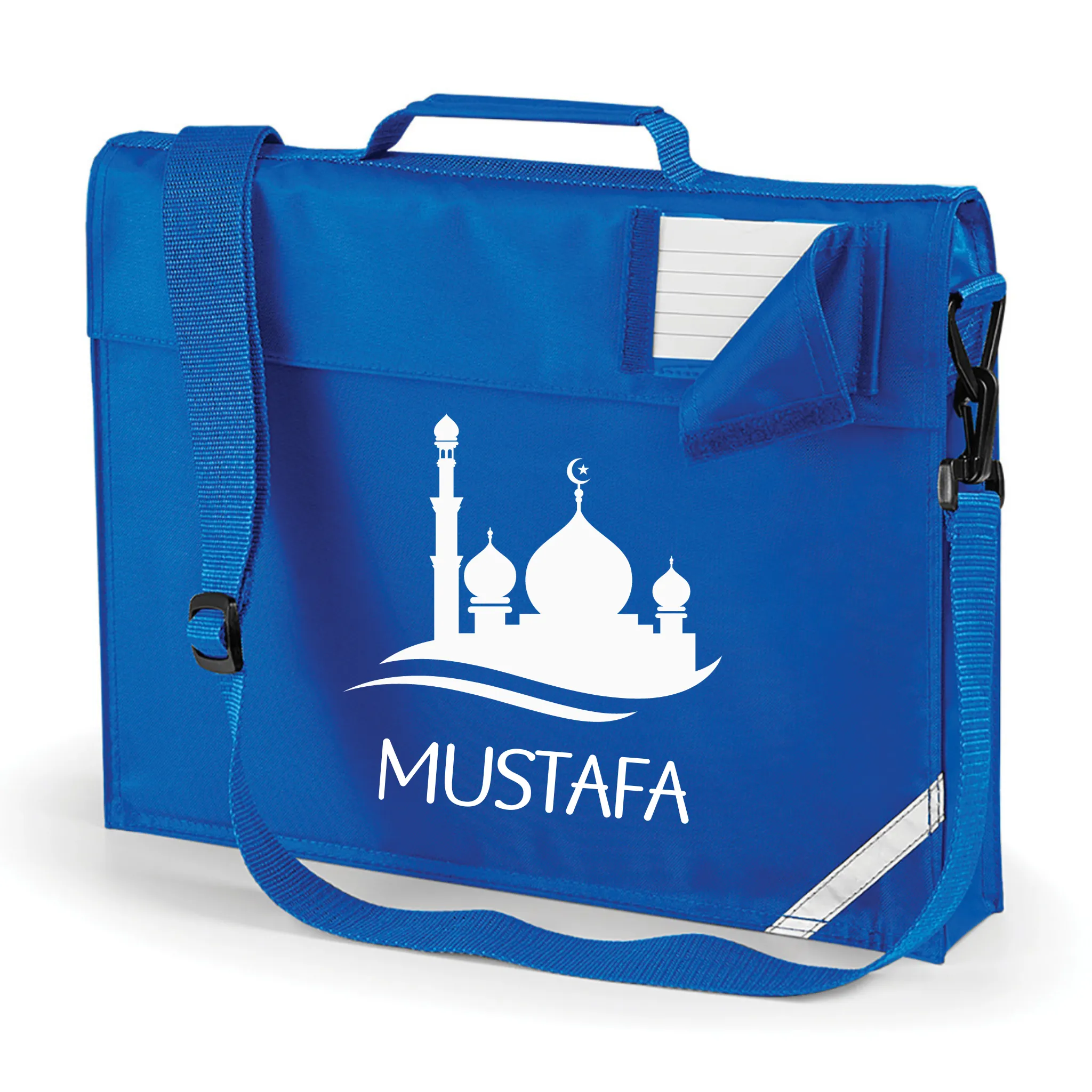 Boys Madressah/School Bookbag with Strap - Personalised
