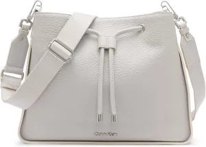 Calvin Klein Fay Drawstring Adjustable Hobo