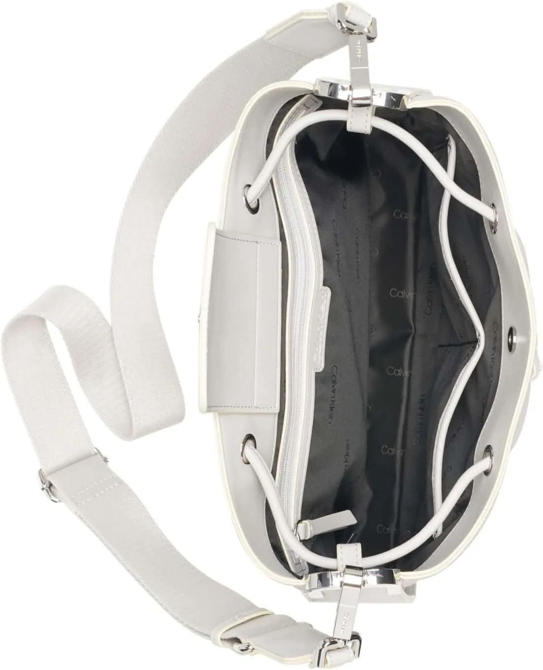 Calvin Klein Fay Drawstring Adjustable Hobo