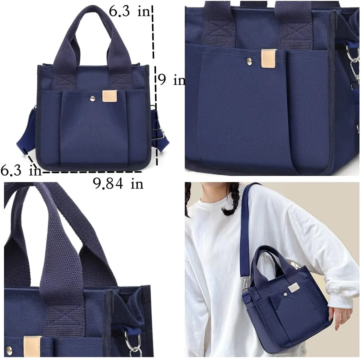 Canvas Tote Bags Women for Women Hobo Crossbody Bags Purse Large Work Travel Shoulder Bags Handbags Gift