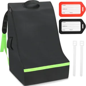 Car Seat Bags For Airplane Travel, 600D Thickening Oxford Cloth Durable Car Seat Travel Bag For Air Travel Carseat Cover with Shoulder Straps and 2pcs Luggage Tags For Airplane