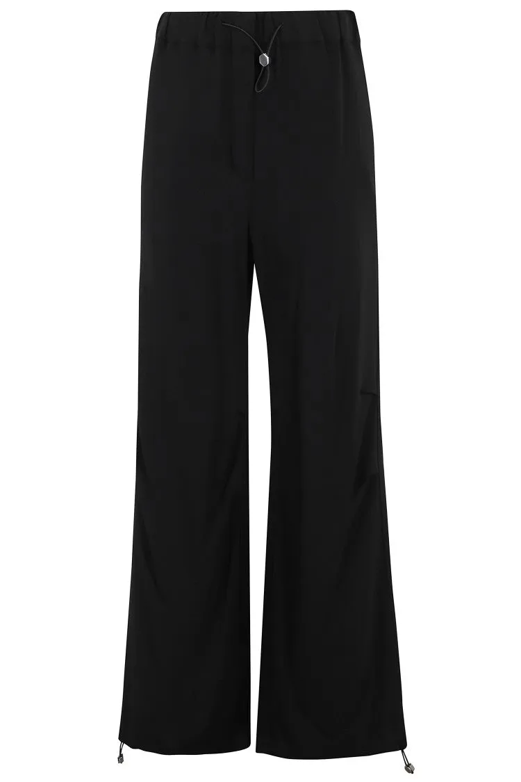 Cargo Pants With Adjustable Drawstring Waist