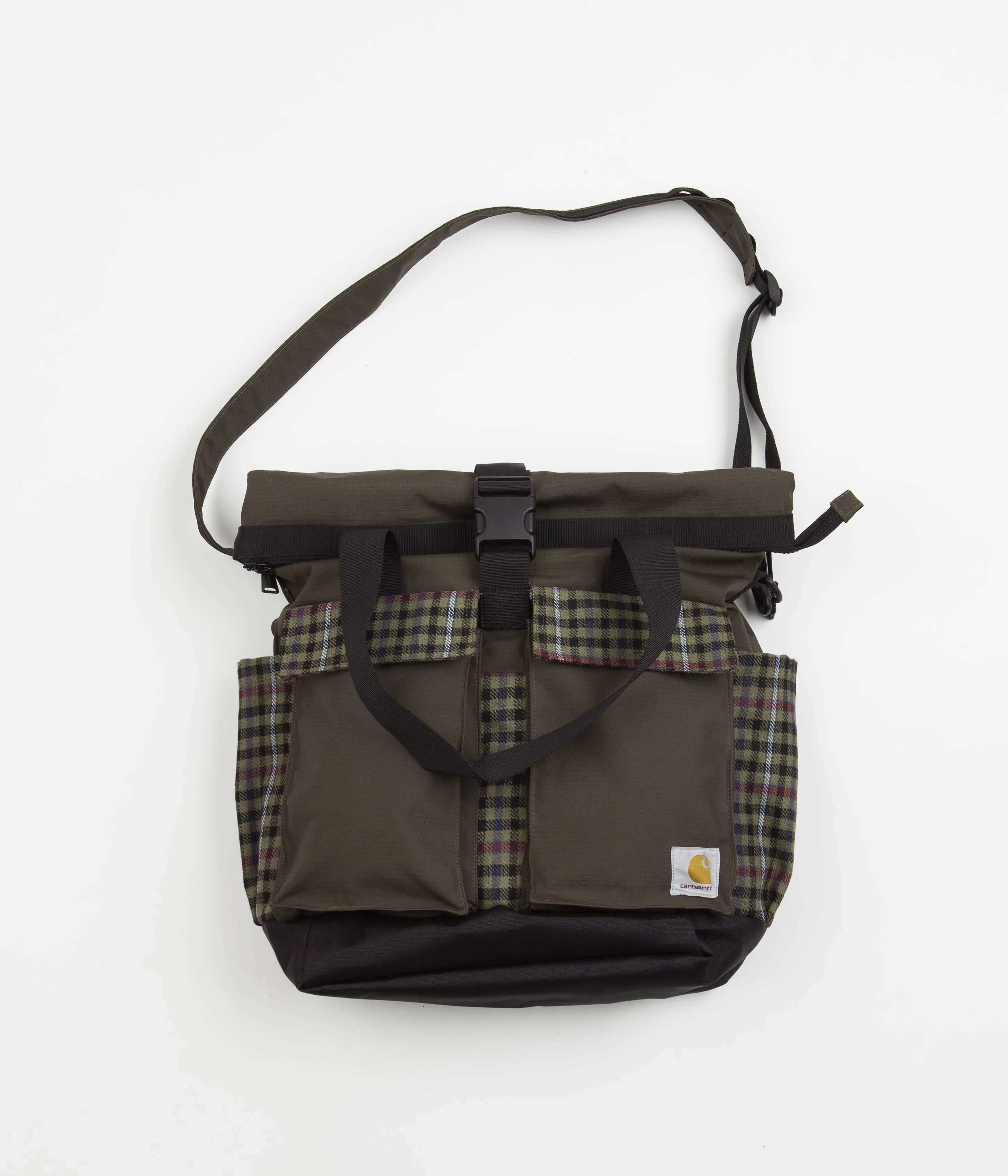 Carhartt Highbury Tote Bag - Cypress / Asher Check / Seaweed