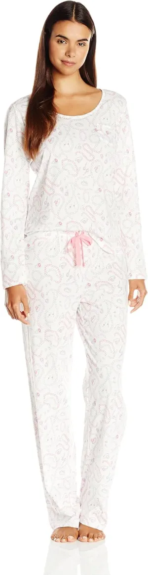 Carole Hochman Women's Cotton Long Sleeve Pajama