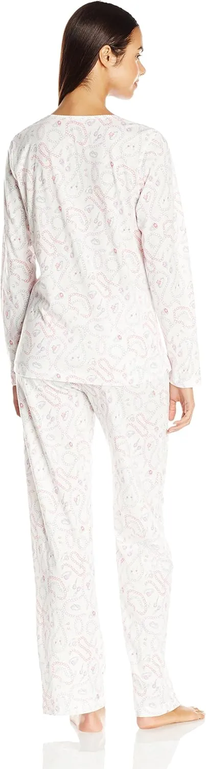Carole Hochman Women's Cotton Long Sleeve Pajama