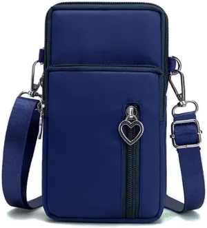 Cell Phone Bag Water Resistant Crossbody Travel Purse Sport Arm Bag Wallet Mini Shoulder Handbag with Adjustable Strap
