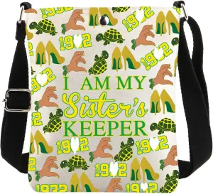 CENWA Nurses Green and Yellow Crossbody Bag Nursing Sorority Gift