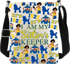 CENWA Sorority Sister Gift Pretty Poodle Sisterhood Shoulder Bag