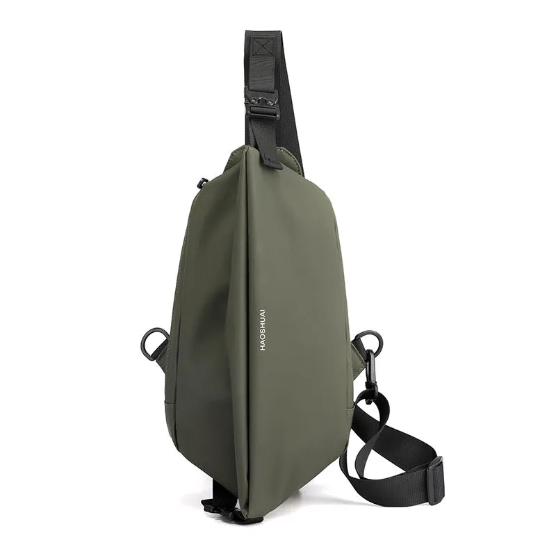Charming Men's Trendy Fashion Multifunctional Waterproof Men's Chest Bags