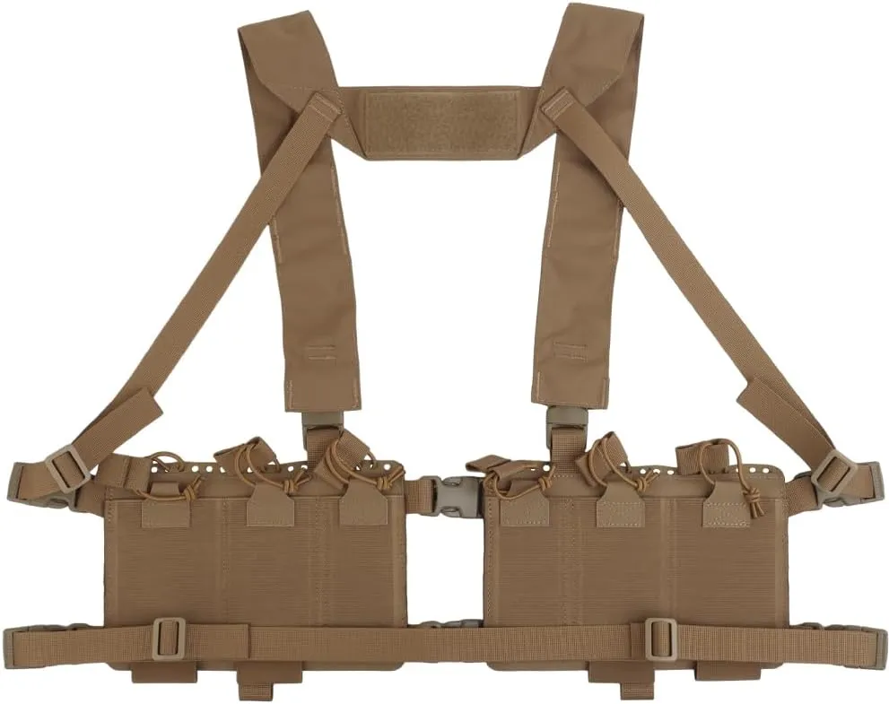 Chest Rig Quick Rlease Fit For MOLLE Mag Pouch Radio GP Bag