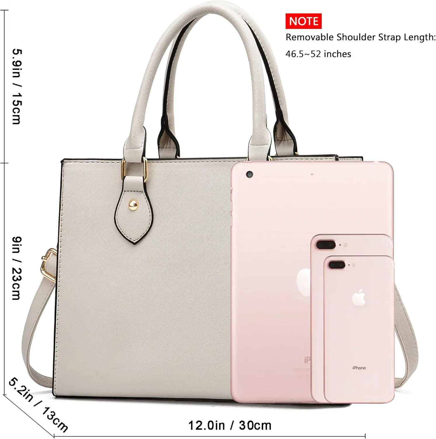 CHICAROUSAL Crossbody Purses and Handbags for Women PU Leather Tote Top Handle Satchel Shoulder Bags