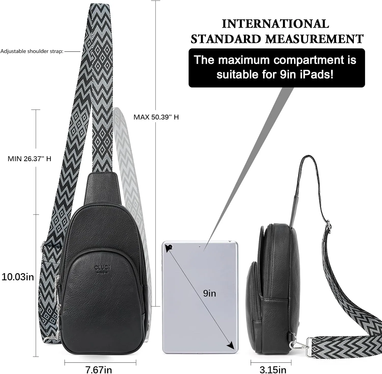 CLUCI Crossbody Bags for Women Sling Bag Cross Body Bag for Woman Small Cross body Bags for Women 2024 Leather Sling Backpack
