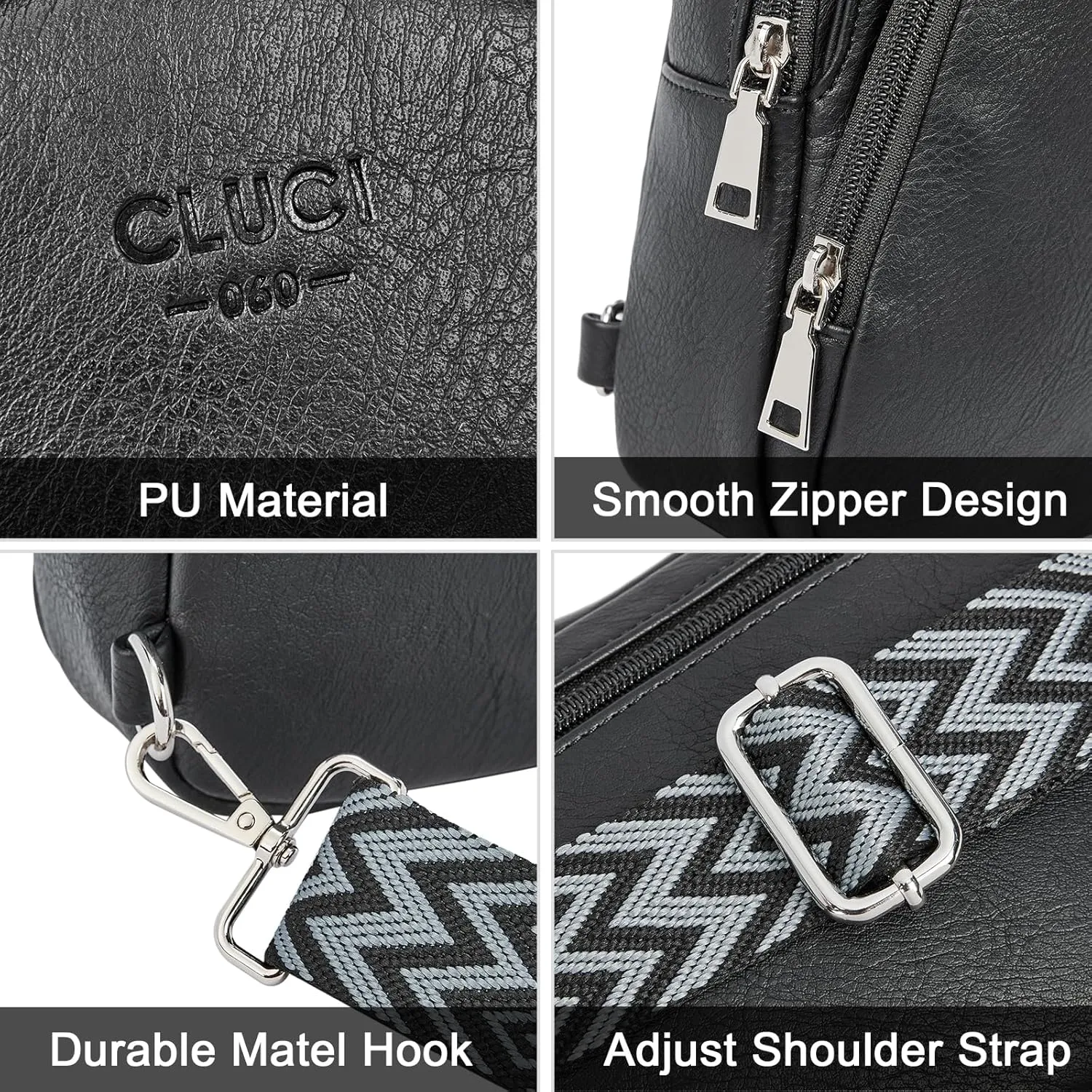 CLUCI Crossbody Bags for Women Sling Bag Cross Body Bag for Woman Small Cross body Bags for Women 2024 Leather Sling Backpack