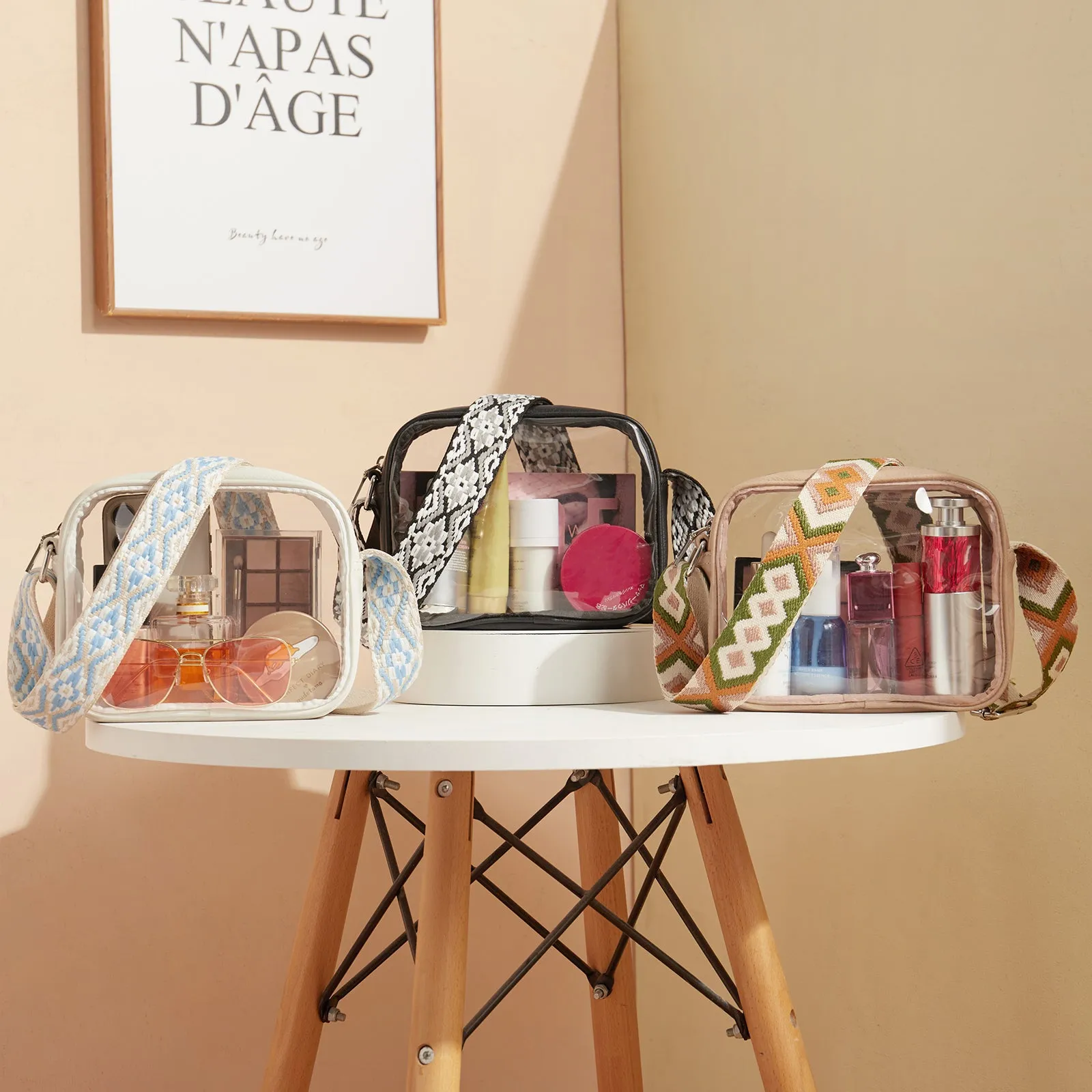 CLUCI Trendy Clear Crossbody Bags for Women