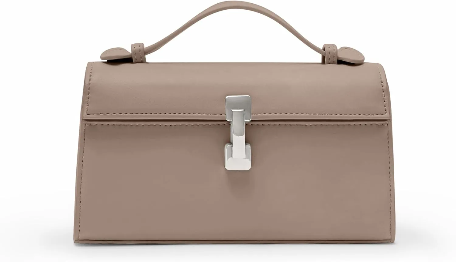 Clutch Purses for Women - Small Purse Top Handle - Evening Bag - Adjustable Crossbody Handbag - Trendy PU Leather
