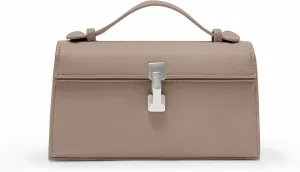 Clutch Purses for Women - Small Purse Top Handle - Evening Bag - Adjustable Crossbody Handbag - Trendy PU Leather