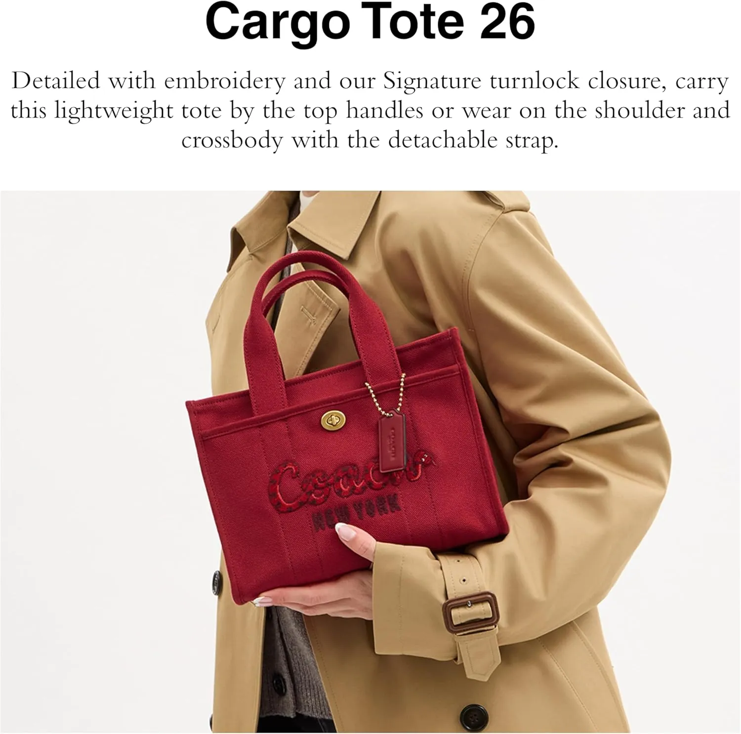 Coach Women's Cargo Tote 26
