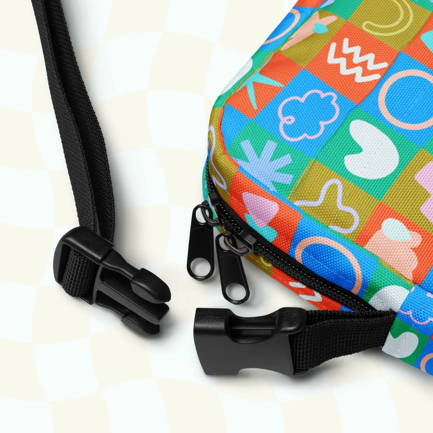Colour Block Mini Crossbody Bag