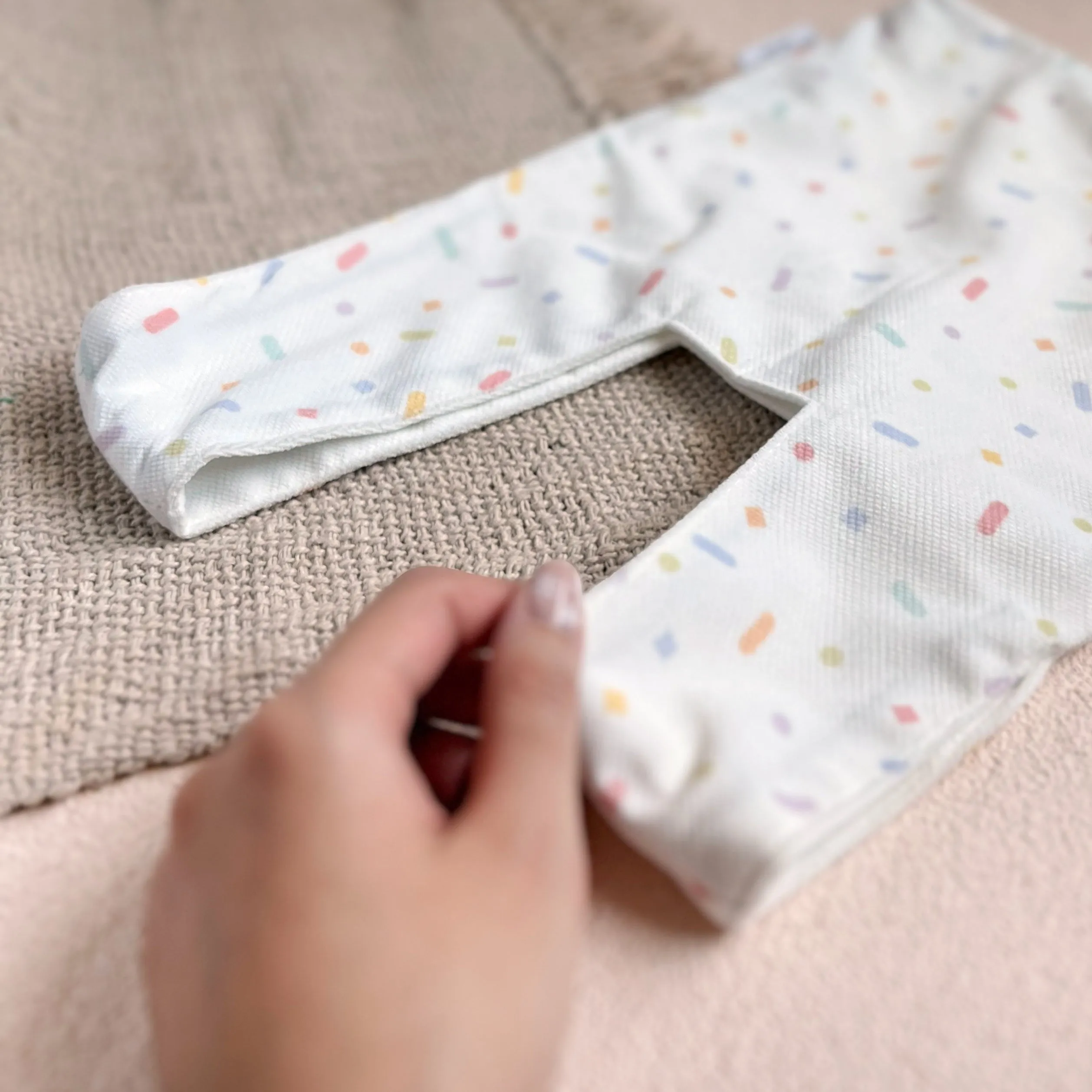 Confetti Onigiri Wristlet