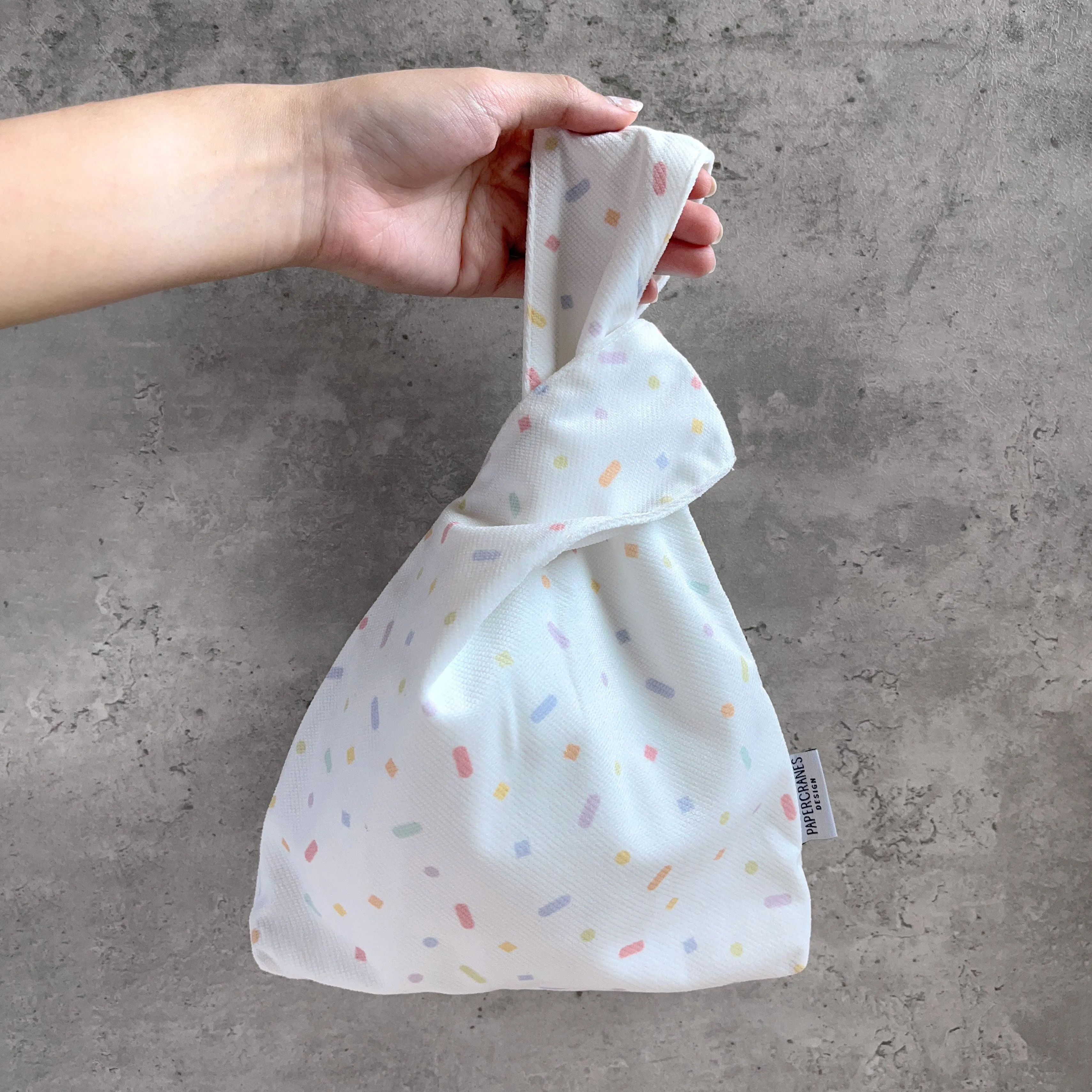 Confetti Onigiri Wristlet