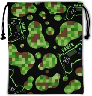 Cool Camouflage Game Grip - Video Game Grip Bags for Gymnasts, Gamer Gym Pouch Bag with Abstract Dots, Adjustable for Personal Equipment