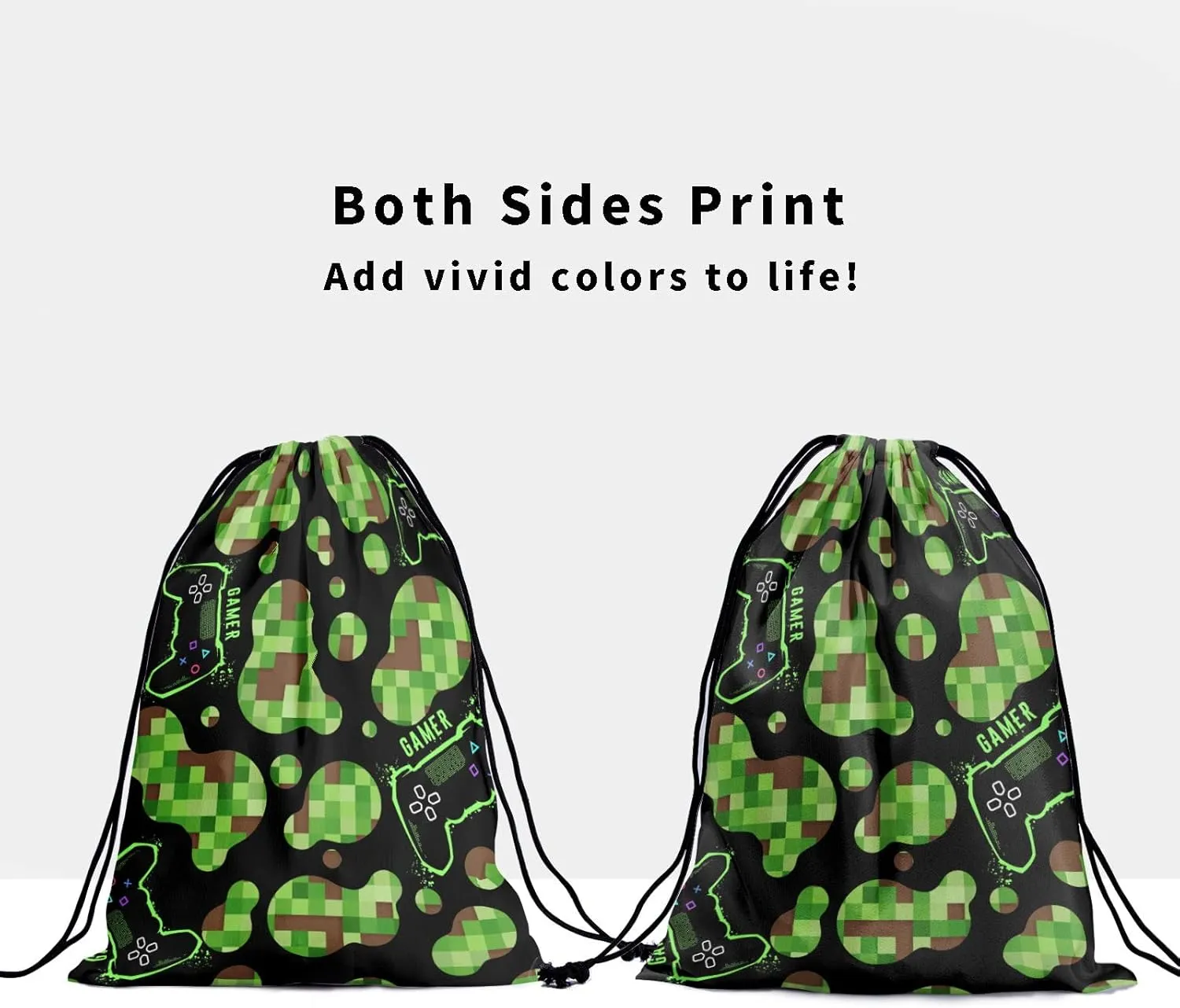 Cool Camouflage Game Grip - Video Game Grip Bags for Gymnasts, Gamer Gym Pouch Bag with Abstract Dots, Adjustable for Personal Equipment