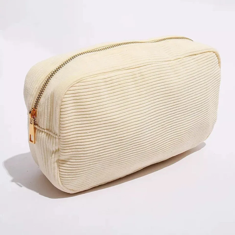 Corduroy pouches