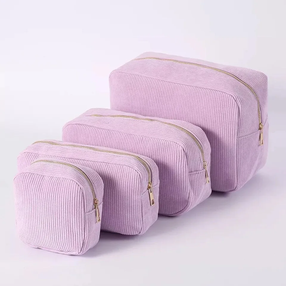 Corduroy pouches
