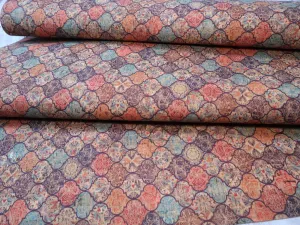 Cork Fabric Sheet - Bohemian