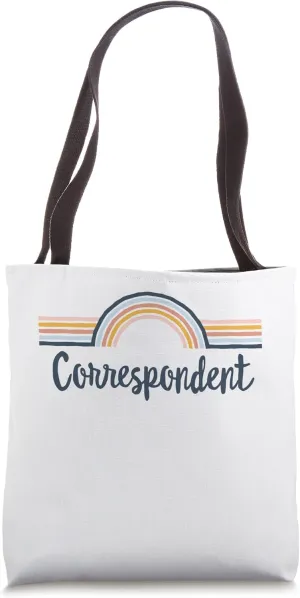 Correspondent boho Rainbow, Cool Matching Correspondent Tote Bag