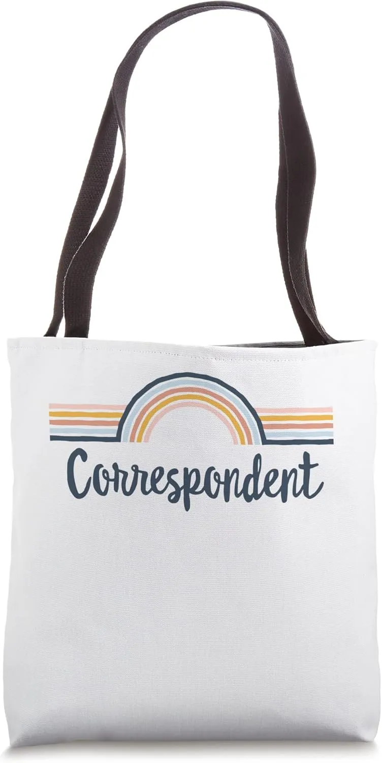 Correspondent boho Rainbow, Cool Matching Correspondent Tote Bag
