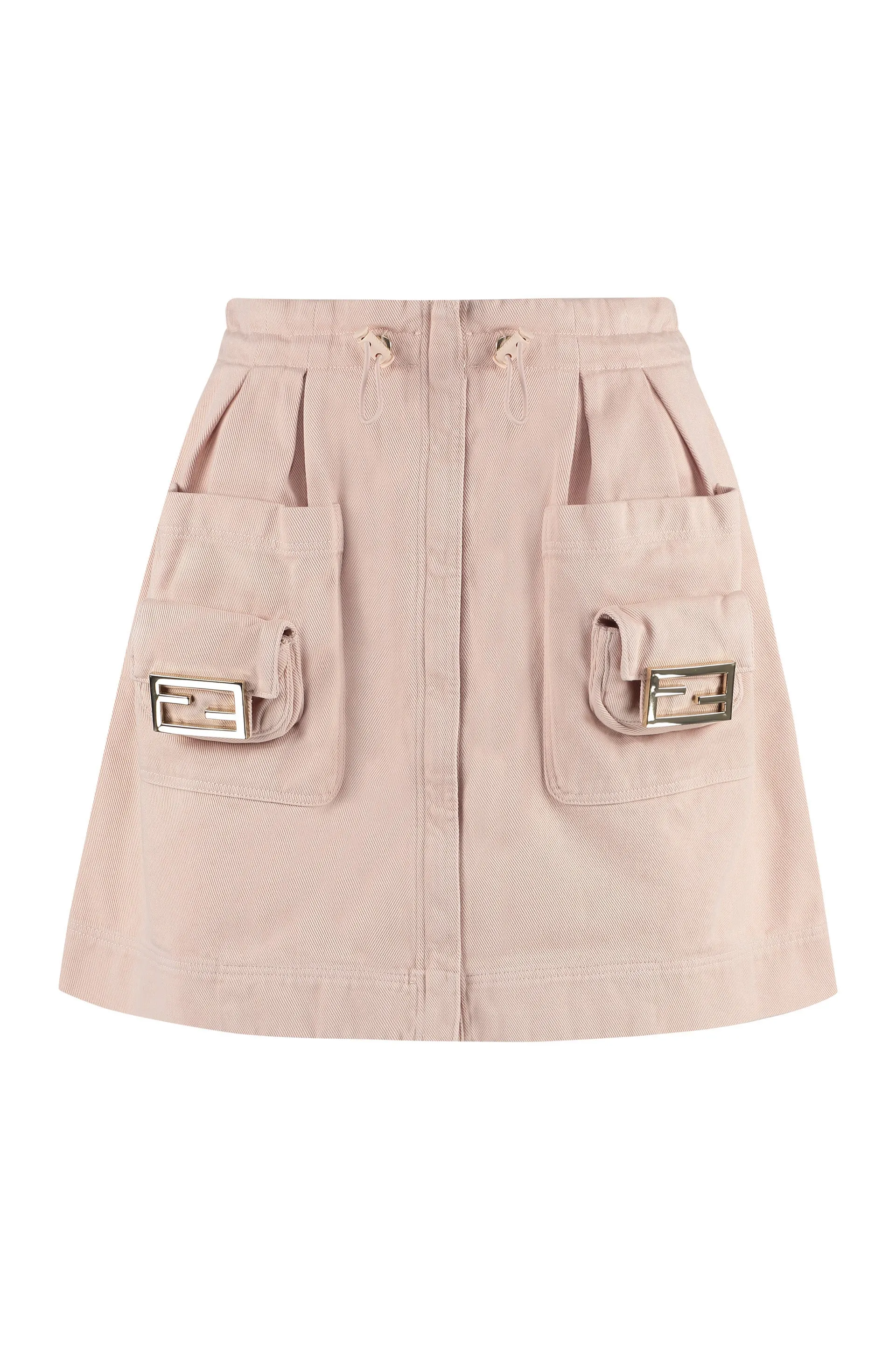 Cotton mini-skirt