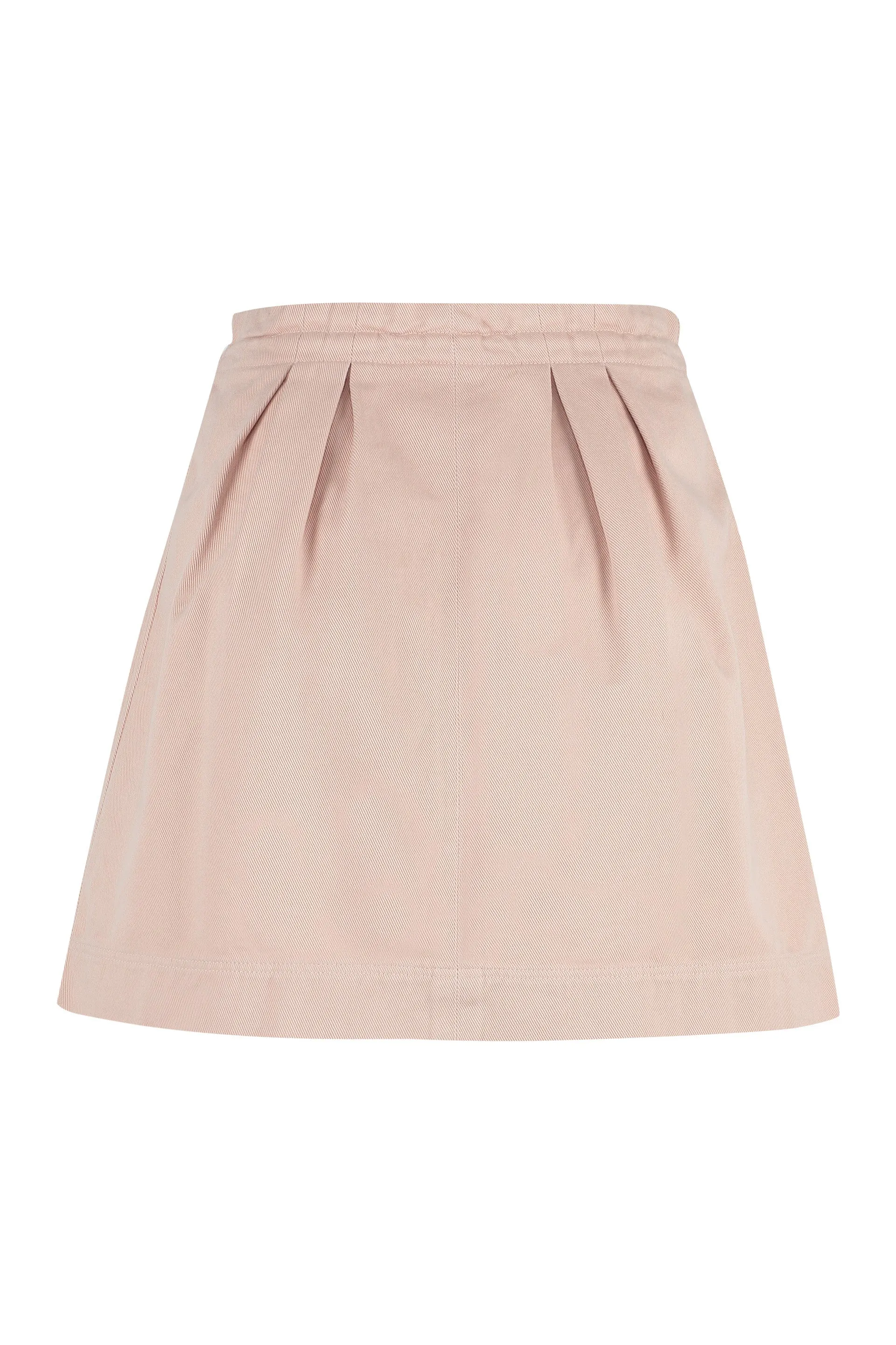 Cotton mini-skirt