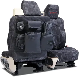 Coverking Custom Fit Seat Cover Designed for Select Toyota Models: 1 Row, 2 Backing, 6 Pouches, Tactical Ballistic Fabric, Kryptek Typhon