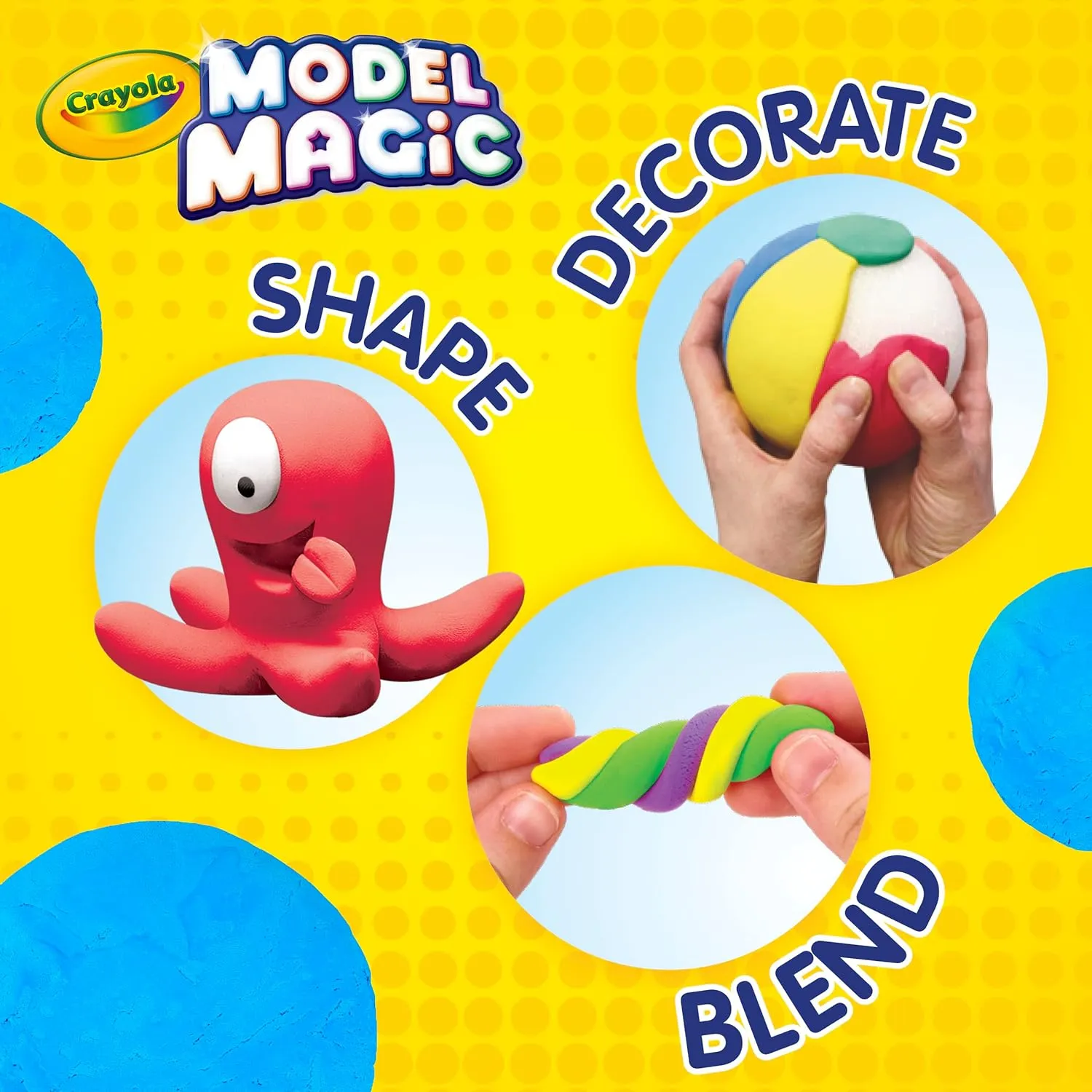 Crayola Model Magic (75ct), Kids Modeling Clay Alternative, 1oz, Bulk Art Supplies for Kids, Teacher Classroom Must Have, Air Dry Clay, Modeling Material, 3 